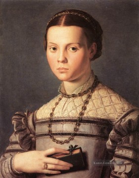  junges - Porträt eines jungen Mädchens Florenz Agnolo Bronzino